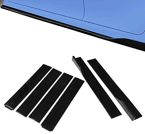 Faldón Lateral Universal Automotriz, 6 Piezas Faldón Lateral Flexible para Automóvil Longitud Ajustable para Protección
