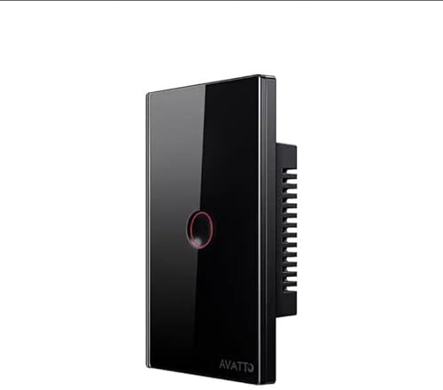 AVATTO LZTS02-EU-W1 ZigBee Smart-Lichtschalter, 1 Wege, kein Neutral, TUYA (weiß)