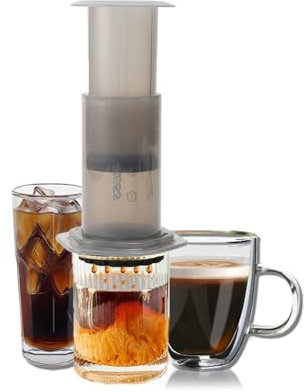 Pressa per caffè, caffè ed espresso, kit portatile da viaggio per caffè macinato, metodo di infusione 3 in 1, combina la macchina da caffè manuale da viaggio con carta filtrante, confezione da 150