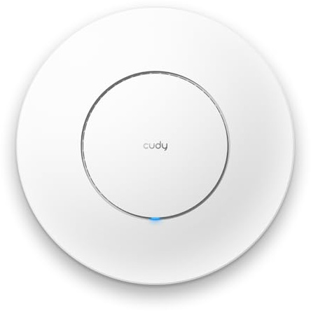Cudy BE3600 - Punto de acceso inalámbrico Wi-Fi 7 de doble banda, 4 transmisiones, puerto 2.5G, MU-MIMO, Cudy APP Control, roaming sin costuras, alimentación PoE o CC, AP3600