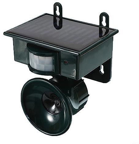 HEIBTENY Katzenschreck Für Garten, Solar Katzenabwehr Marderschreck, Marderabwehr Mit Bewegungsmelder Für Felder Und Obstwälder, Waschbären,Hunde,Vögel, 15 Fuß