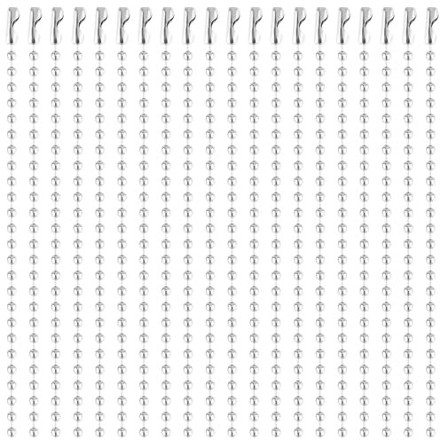 Bremorou 100 Stück Kugelkette Edelstahl Edelstahl Perlen Rollenkette 2,4 MM Anschlüssen Kugelkette Kugelkette Halskette Für DIY-Schmuckherstellung Halsketten Armbänder Schlüsselanhänger Usw