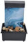 USB Zimmerbrunnen mit Marmor-Design,Tischbrunnen Kunststoff Zimmerbrunnen 3V USB Marmor Brunnen Ornamente Led Tischbrunnen Mit Steinen Für Tischdekoration Brunnen Ornament Klein