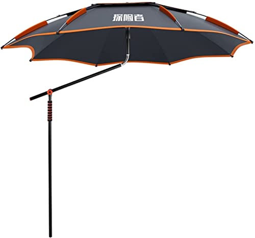 ELzEy Reise-Sonnenschirm Angelschirm, regenfest, Sonnenschutz, drehbar, verstellbar, Strandsonnenschirm, windbeständig, Schirmstange aus Aluminiumlegierung, Outdoor-Ausrüstung für Camping Balkon Stra