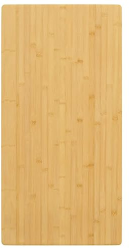 PUEOSZX Piano D'appoggio Piano per Mobili in Bambù Multifunzionale Piano di Ricambio Rettangolare Design Classico per Panche di Servizio Banchi da Lavoro o Scrivanie Marrone 40x80x4 cm