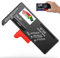 Batterietester,Batterietester für Verschiedene Batterietypen,Batterie Akku Checker für AA AAA C D 9V 1,5V Knopfzellenbatterie Akku,zur Kontrolle des Ladezustandes