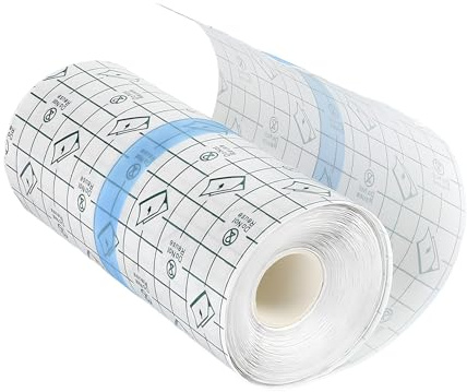 Bandes Les Pansements Invisibles Imperméables, 15CM*3M Pansement Waterproof, Films Adhésifs Respirants pour Protection Cutanée Soins Post Tatouage Fixation de Compresses Stériles et Usage Quotidien