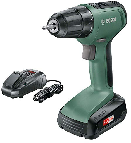 BOSCH Akkuschrauber Universaldrill 18 (1, 5 Ah Akku, 18 V, im Karton)
