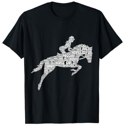 Horse Girl Horseback Riding Women Girls T-Shirt