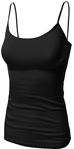 Basic Camisole Cami Strappy Vest Top for Women Ladies and Girl Plus Size