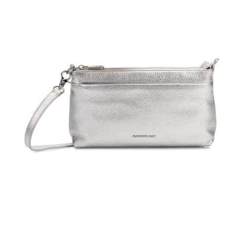 Mandarina Anka dam trippel pochette Mellow Metal, Silver/svart, Einheitsgröße