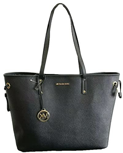 Michael Kors Large Drawstring Handbag (black leather)