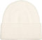 styleBREAKER Unisex Strickmütze mit Rippenmuster und breiter Krempe, Feinstrick Mütze doppelt gestrickt, Strick Beanie 04024190, Farbe:Creme-Beige