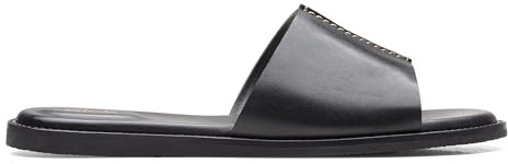 Clarks Karsea Mule - Sandalo scorrevole, Black Leather,