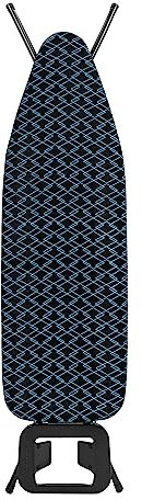 Cecotec Bügelbrett StrongBoard 100 Boracay, Liegefläche 110 x 33cm, Bezug 100% Baumwolle, hohe Hitzebeständigkeit, feuerfester Bezug, bis 5 kg, Höhe 89cm, Design mit hoher Stabilität., Schwarz, 30cm