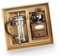 Hand Coffee Bean Grinder and Cafetiere Plundger Gift Set, Vintage Retro Classic Manual Grinder for Coffee Lovers, Espresso,Gift/Present for Birthday, Anniversary, Fathers Day