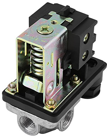 Interruptor de Compresor de Aire de 4 Puertos, Control de Interruptor de Presión de Compresor de Aire de 240V 16A, Cuatro Puertos para Compresor de Aire para Accesorios Industriales