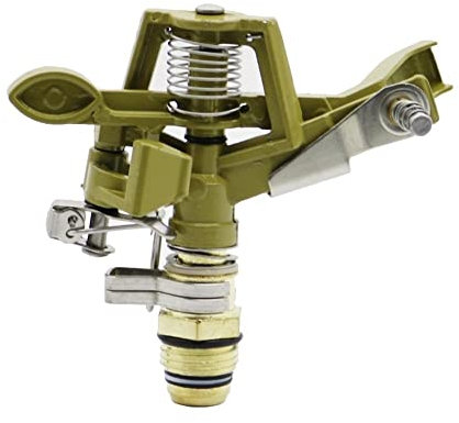 Durable Sprinkler de Rocker Rotation en cuivre avec des gicleurs d'arrosage d'irrigation de Jardin mâle de 1/2 Pouces 4 pcs