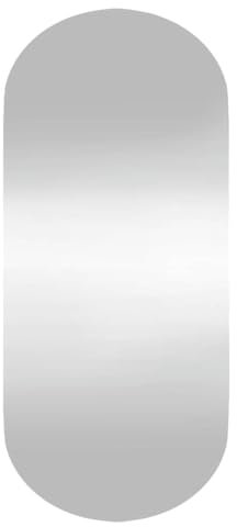 vidaXL Specchio da Parete 30x70 cm Vetro Ovale
