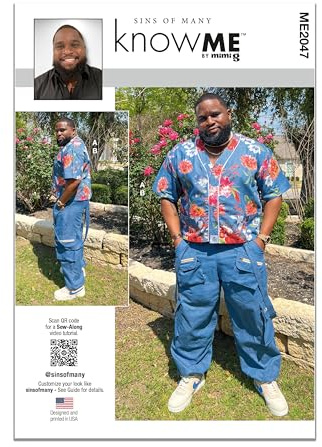 McCall's Unisex Adult Clothing Sewing Pattern Kit, Design Code ME2047, Multicolor, 44-46-48-50-52 US