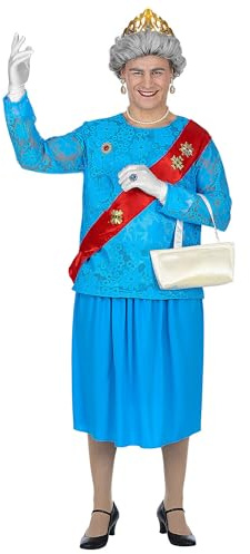 W WIDMANN MILANO Party Fashion - Costume The Queen, abito da uomo, famiglia reale, reali, costumi in maschera