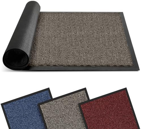 ComFymat Non-Slip Heavy Duty Dirt Trapper Doormat – Rubber Backed, Washable, Indoor & Outdoor Use | Perfect for Hallway, Kitchen, Entrance & Patio – Durable, Easy to Clean Floor Mat