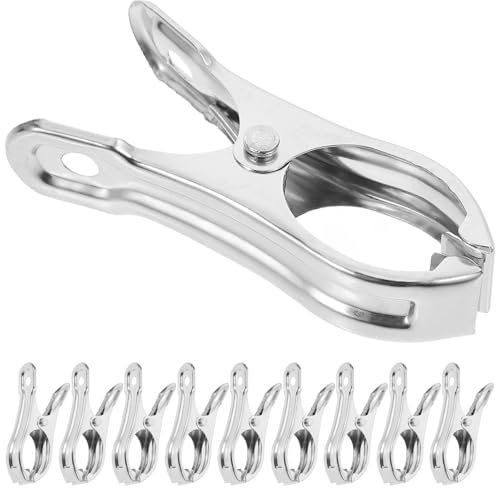 Happyyami 36pcs Plant Support Clips Greenhouse Clamps for Garden Use Small Heavy Duty Windproof Plant Wall Clips Tarp Shade Lock Grip Clamps