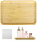 KiKiHong 1 Pezzo Vassoio in Bambù,Vassoio in Legno,30 x 20 x 2 Vassoi Piccoli Rettangolari,Vassoio Decorativo Adatto per Dessert,Bagno,Cosmetici,Scrivania da Ufficio e Altro Ancora