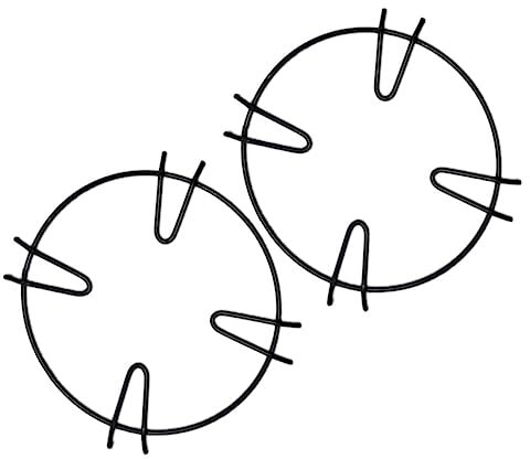 IMIKEYA 4 Soportes Antideslizantes Para Ollas Estufa De Gas Soportes Para Sartenes Soporte Para Estufa De Gas Estante Para Estufa Accesorios De Cocina Soporte Para Wok Olla