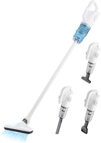 Suirviz U5PRO Aspirateur Balai sans Fil, 28Kpa et 35 Min, 3 en 1 Aspirateur sans Fil avec Système Centrifuge Cyclonique, pour Les Poils d’Animaux, Adapté Aux Sols, Canapé et Voiture (U5PRO)