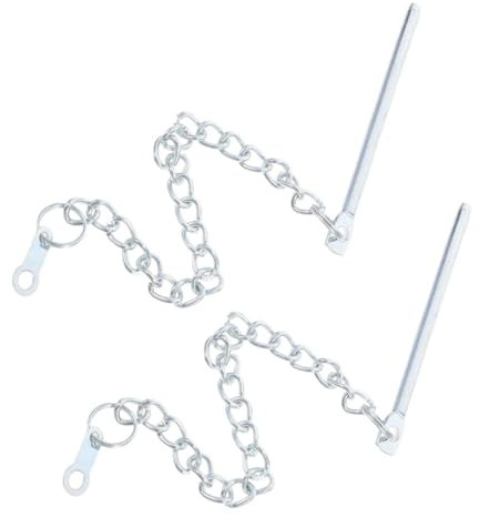 Toddmomy 2 pièces Accessoires de Parasol de Patio de Chaîne de Fixation pour Umbrella Compatible avec Divers Parasols de Jardin Installation Simple et Durable