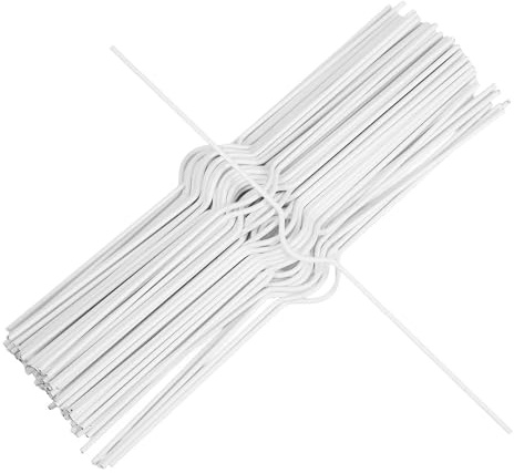 DIYEAH 100 ganci da parete in ferro per calendario: kit di rilegatura per calendari con ganci in filo metallico - per appendere - piccoli per cornici per poster