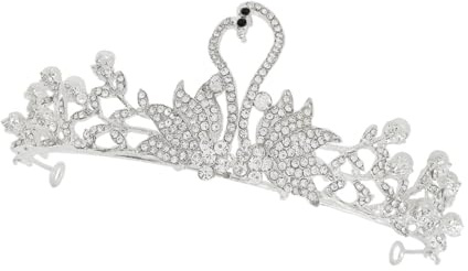 CIYODO Diadème Élégant Petit Fille Strass Couronne Légère Or Alliage Accessoire Anniversaire Bébé Bandeau Photo Bébé Présent Fête Garçon et Filles