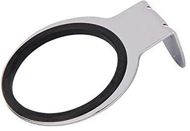 Xrten Sèche Cheveux Support Plat Support Mural pour Salle de Bain, Room Salle de Bains Salle de Bains Barbershop (Argent)