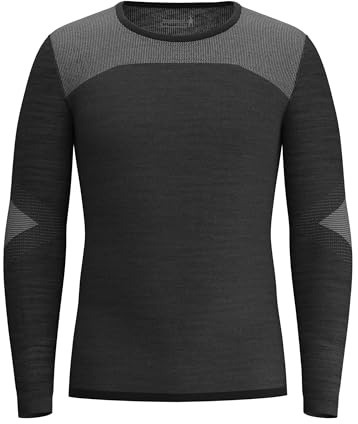 Smartwool - Men's Intraknit Thermal Merino Base Layer Crew, Camiseta Interior térmica de Merino Intraknit para Hombre, SW0192869601004