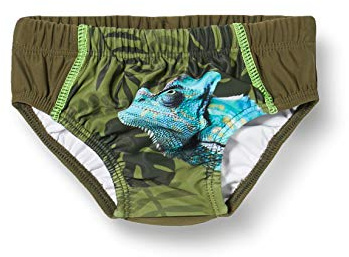Playshoes Pantalones de Pañales con Protección UV Unisex niños, Camaleón, 74-80