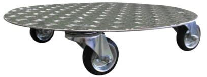 Schwerlast Pflanzenroller AluGrip-SR560 bis 560kg Indoor Outdoor Alu (AluRiffel5/6,5-Ø600)