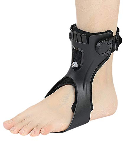 KONMED Drop Foot Brace Ortho AFO AFOs Soporte para el tobillo con cómodo airbag hinchable para zapatillas de andar Hemiplegie Stroke (Pie izquierdo, Large)
