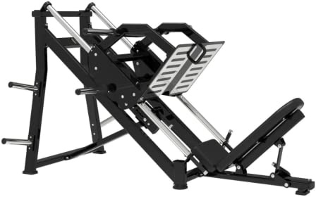 Fitness Tech, Presse à Jambes 45º pour Gymnase, Machine à Presser Professionnelle à Haute résistance, Equipement de Sport Entraînement aux Poids, 243x156x147 Cm, 197 Kg
