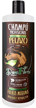DONA FLORA – Pelazo Shampoo Fuerza Máxima 1000ml – Revitalisiert & Stärkt das Haar – Feuchtigkeit & Glanz für Alle Haartypen – Sulfatfrei – Für Spürbar Kraftvolles Haar