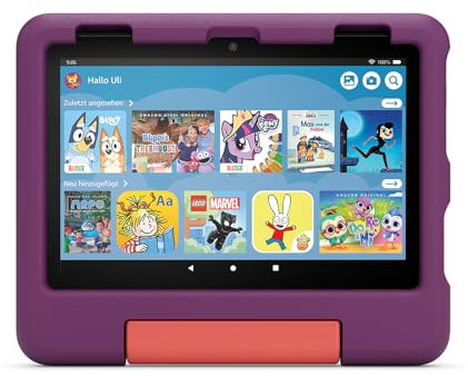 New Amazon Kid-Proof Case for Fire HD 8 tablet (only compatible with 12th generation tablet), Grape
