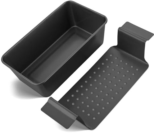 Chingcoo Brotbackform, Kastenform Brot, Brot Backen Zubehör, Backform Rechteckig, Kann zum Backen von Fleischpasteten, Brot, Kuchen, etc,Verwendet Werden(Schwarz)