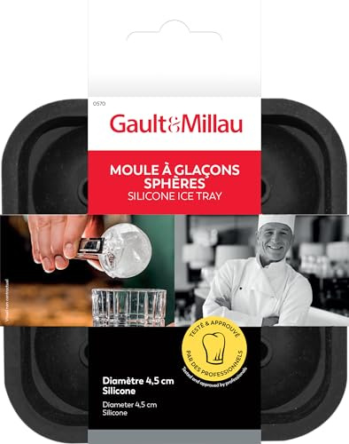 GAULT&MILLAU - Moule à Glaçons Sphères - Conçus pour des glaçons élégants - Durable et facile à utiliser - Lot de 1