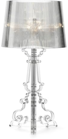 Myxbhgs Lampada da Scrivania Moderna Soggiorno Ufficio Acrilico Decorazione Trasparente Lampada da Tavolo Lampada da Comodino Adatto per Camera da Letto Studio Ristorante Hotel Atmosfera Decorazione