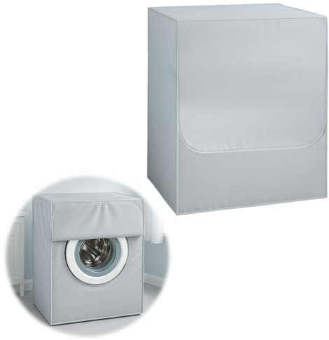 Supecesorio Cubierta para lavadora exterior, impermeable, para lavadora de carga frontal, protección solar para secadora exterior, resistente al polvo y al envejecimiento