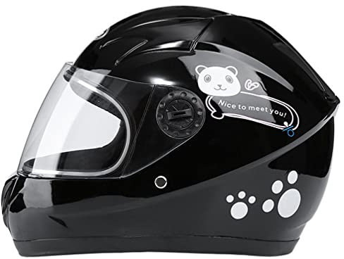 Caschi in moto per bambini Casco Full Face Motorbike Caschi Caschi di sicurezza Casco Bambini Moto Integrale Caschi Moto per ragazze Ragazzi Blu