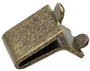 Adjustable Steel Pilaster Shelf Clip Support, Shelving Bracket Clips for Metal and Wood Shelves (14, Bronze)