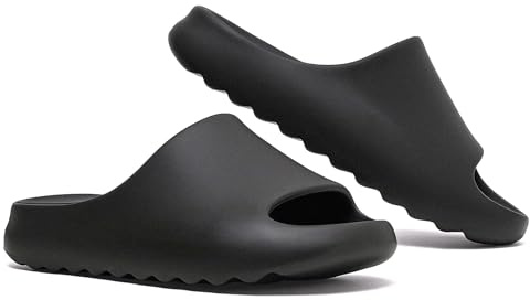 Jesindr unisex tofflor, sommar badtofflor, mysiga halkfria hemtofflor, moln tofflor, pool tofflor av skumgummi, gummi sommar sandaler, 45 EU