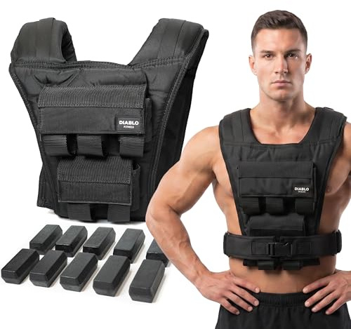 Diablo Fitness Weighted Vest for Men & Women 10KG