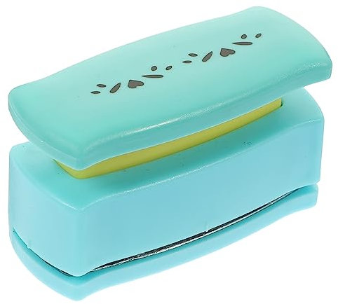 Lurrose Prägegerät DIY Stanzzubehör basteln papier stanzen Kraftwerkzeug Locher grußkarten Punsch machen Bastelstanzer tragbar Sammelalbum Papierkarte Kunsthandwerk Kind ABS-Kunststoff